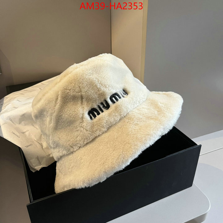 Cap(Hat)-Miu Miu from china 2024 ID: HA2353 $: 39USD