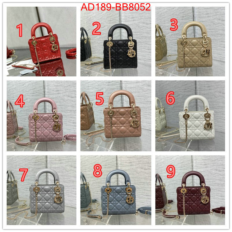 Dior Bags(TOP)-Lady- top grade ID: BB8052 $: 189USD,