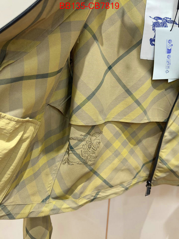 Clothing-Burberry replica us ID: CB7819 $: 135USD