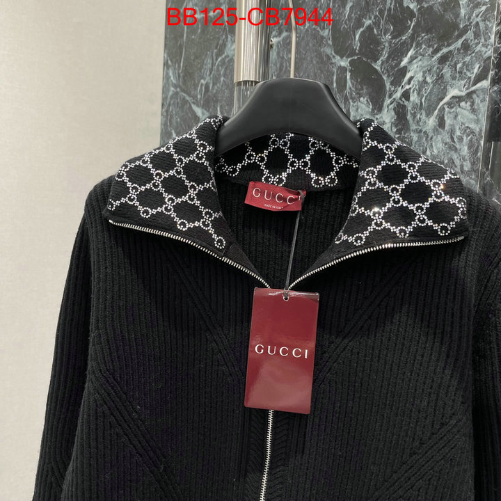 Clothing-Gucci highest product quality ID: CB7944 $: 125USD