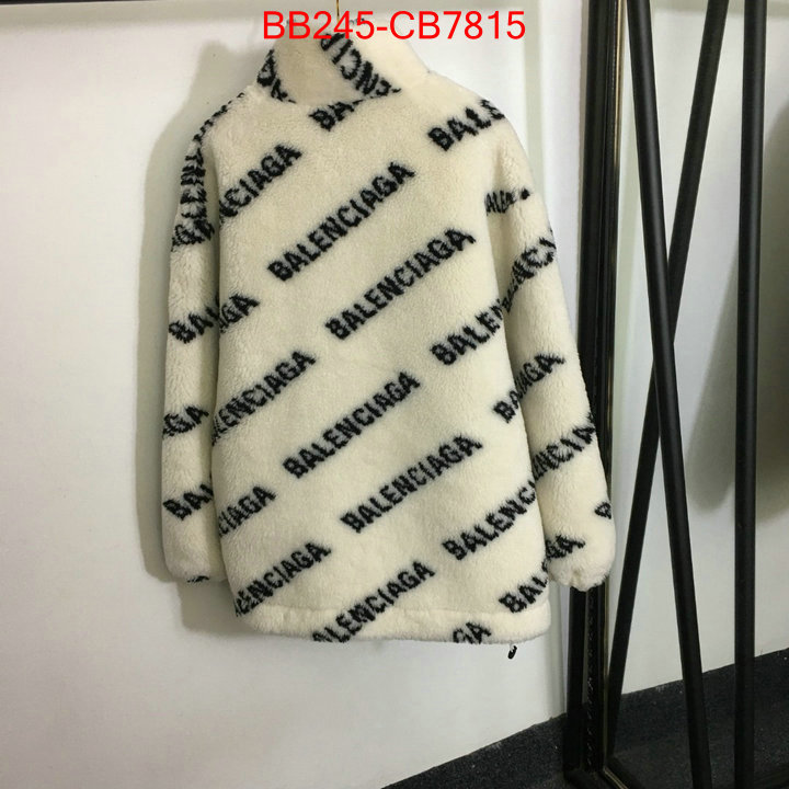 Clothing-Balenciaga cheap high quality replica ID: CB7815 $: 245USD