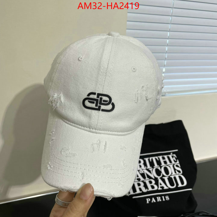 Cap(Hat)-Balenciaga buy best quality replica ID: HA2419 $: 32USD