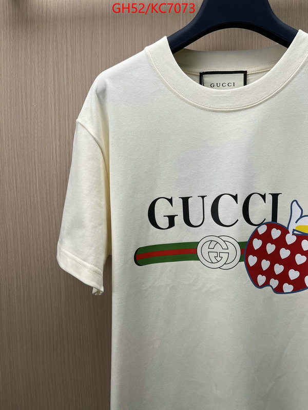 Clothing-Gucci luxury cheap replica ID: KC7073 $: 52USD