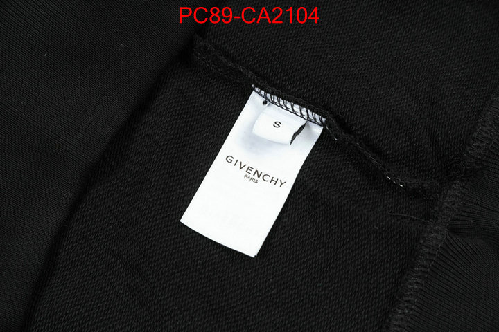 Clothing-Givenchy luxury cheap ID: CA2104 $: 89USD