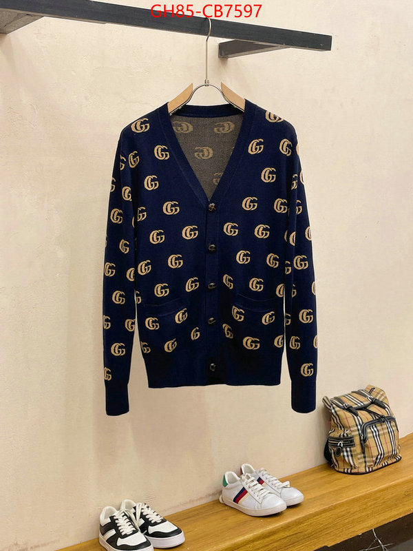 Clothing-Gucci what's the best to buy replica ID: CB7597 $: 85USD