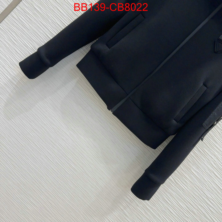 Clothing-Prada where can you buy a replica ID: CB8022 $: 139USD