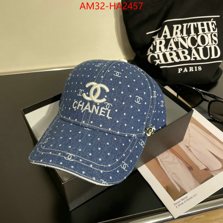 Cap (Hat)-Chanel designer fashion replica ID: HA2457 $: 32USD