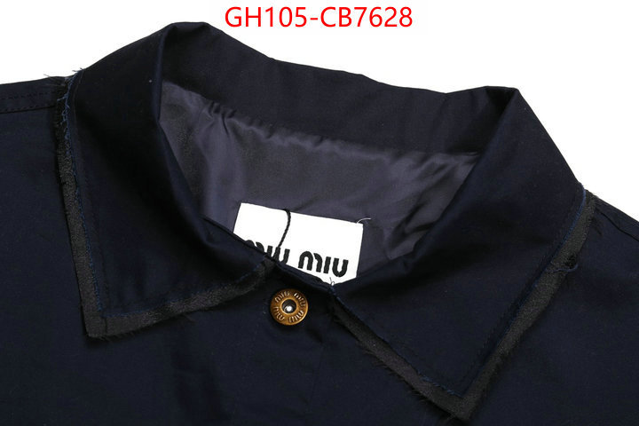 Clothing-MIU MIU best quality replica ID: CB7628 $: 105USD