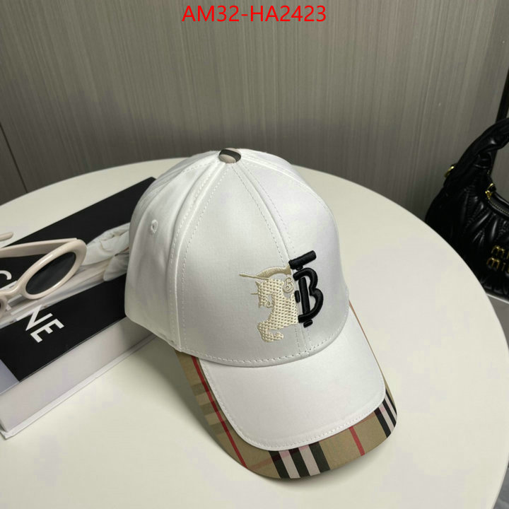 Cap(Hat)-Burberry luxury fake ID: HA2423 $: 32USD