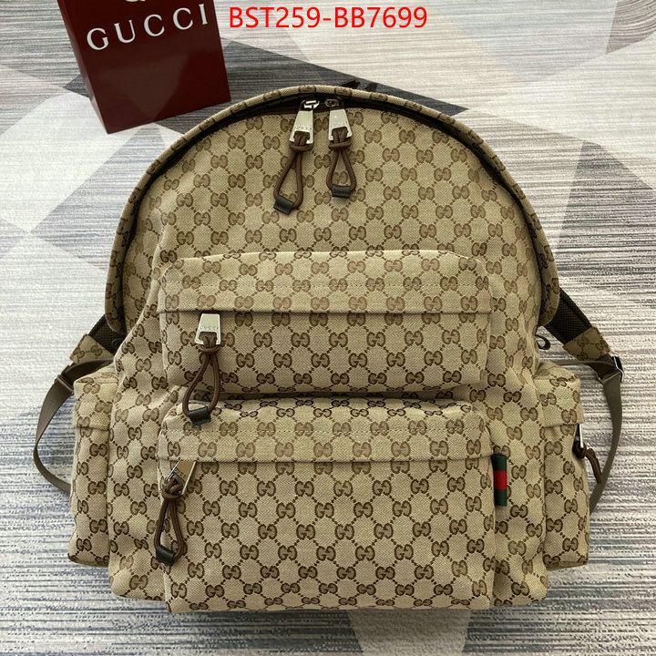 Gucci Bags(TOP)-Backpack- replcia cheap ID: BB7699 $: 259USD,