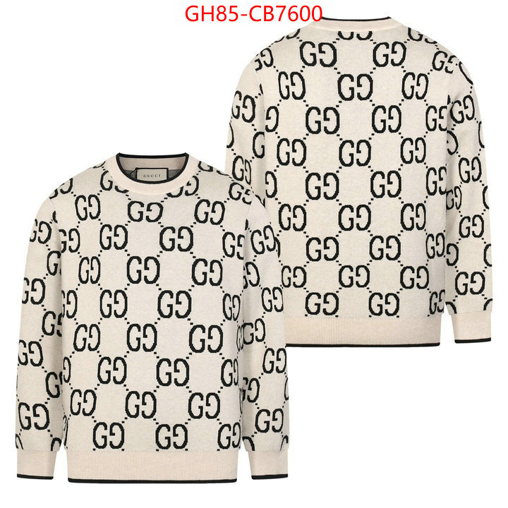 Clothing-Gucci where should i buy to receive ID: CB7600 $: 85USD