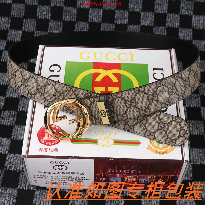 Belts-Gucci sell online luxury designer ID: PA2778 $: 65USD