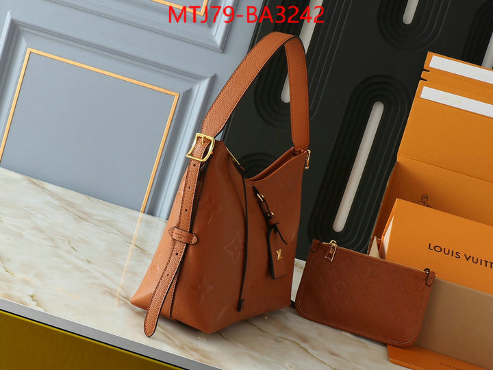 LV Bags(4A)-Handbag Collection- how can i find replica ID: BA3242 $: 79USD,