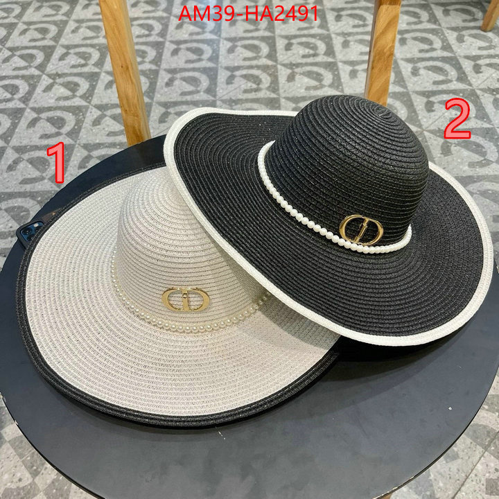 Cap (Hat)-Dior the quality replica ID: HA2491 $: 39USD