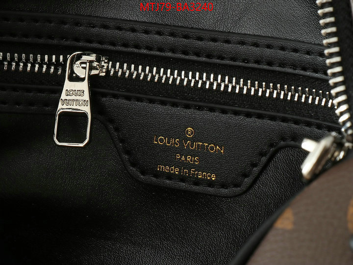 LV Bags(4A)-Speedy- 2024 replica ID: BA3240 $: 79USD,