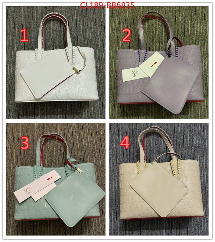 Christian Louboutin Bags(TOP)-Handbag- top perfect fake ID: BB6835 $: 189USD,