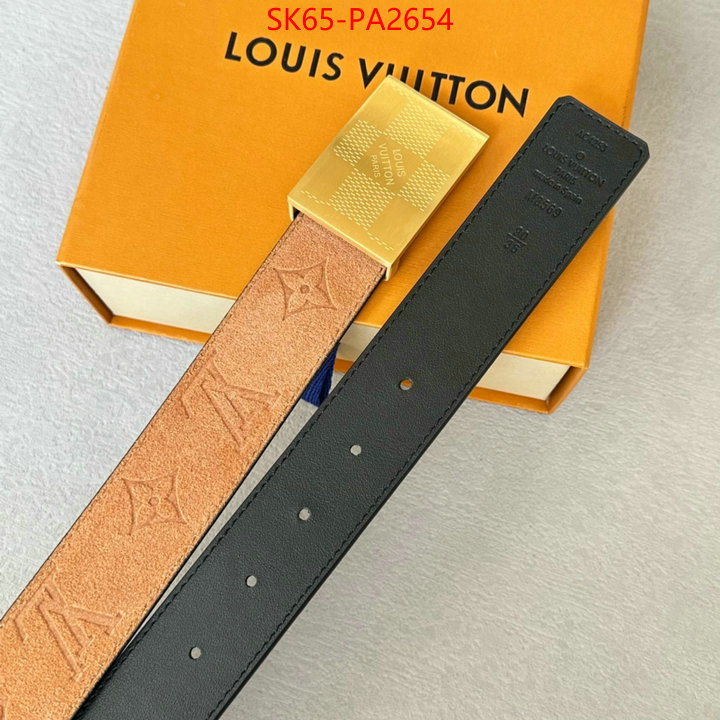 Belts-LV top quality fake ID: PA2654 $: 65USD