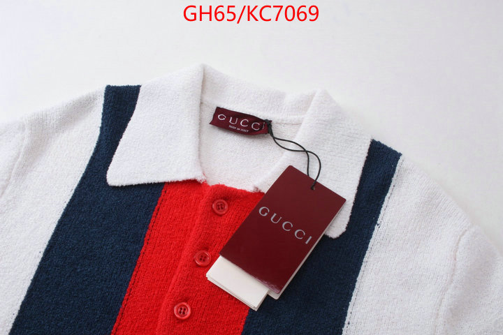 Clothing-Gucci high-end designer ID: KC7069 $: 65USD