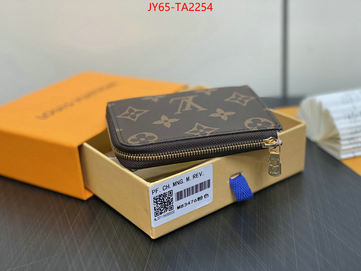 LV Bags(4A)-Wallet new designer replica ID: TA2254 $: 65USD,