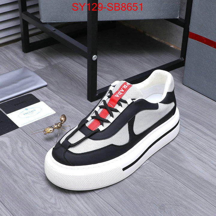 Men shoes-Prada replica aaaaa+ designer ID: SB8651 $: 129USD