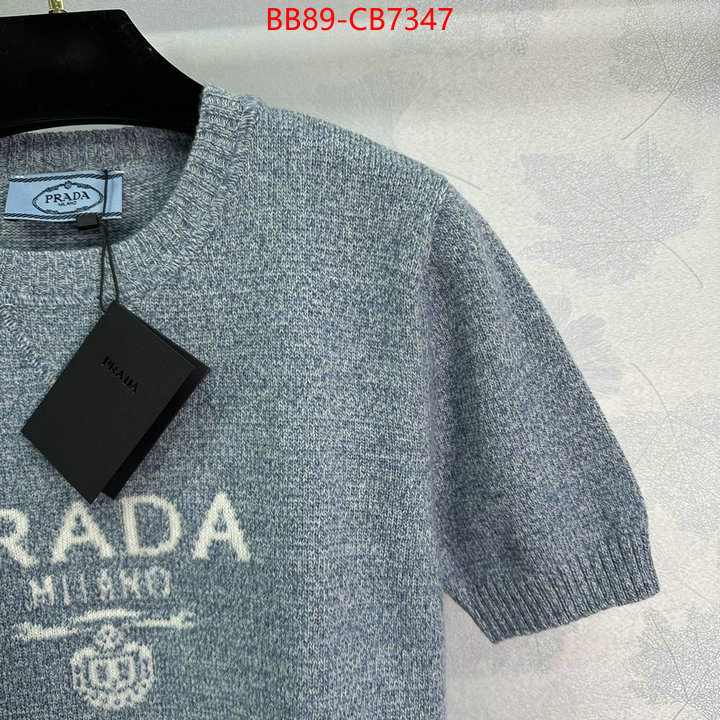 Clothing-Prada 7 star replica ID: CB7347 $: 89USD