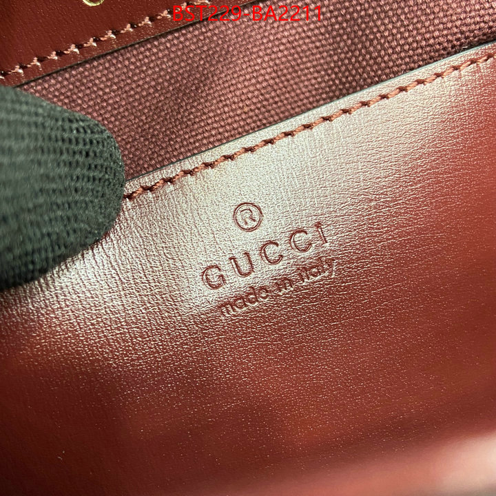 Gucci Bags(TOP)-Horsebit- wholesale sale ID: BA2211 $: 229USD,