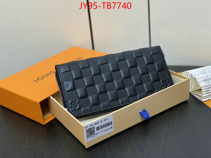 LV Bags(TOP)-Wallet how quality ID: TB7740 $: 95USD,