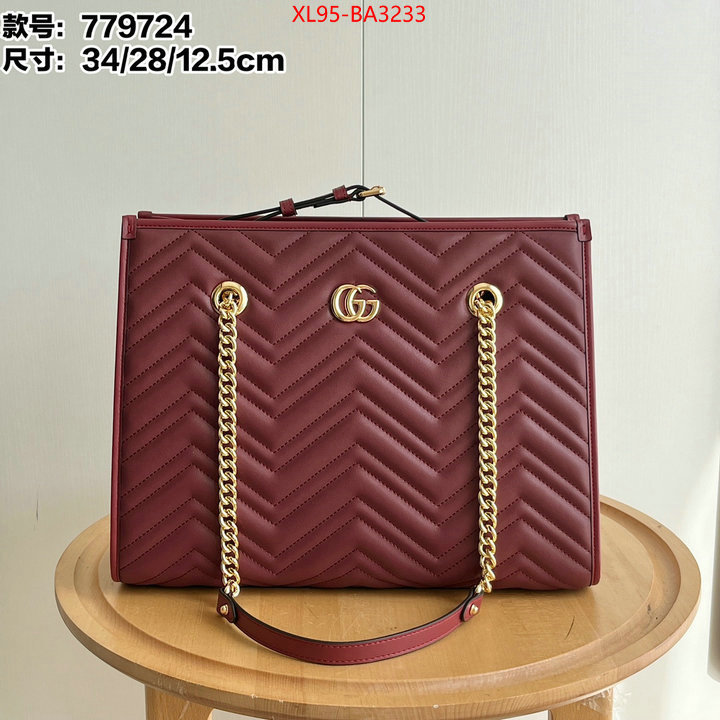 Gucci Bags(4A)-Marmont top perfect fake ID: BA3233 $: 95USD,