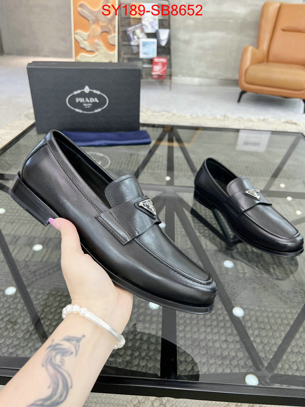 Men shoes-Prada high quality replica designer ID: SB8652 $: 189USD