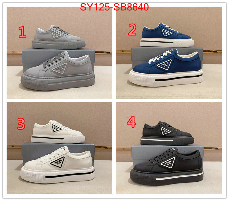 Men shoes-Prada best replica 1:1 ID: SB8640 $: 125USD