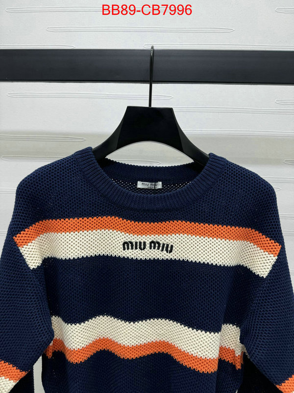 Clothing-MIU MIU from china ID: CB7996 $: 89USD