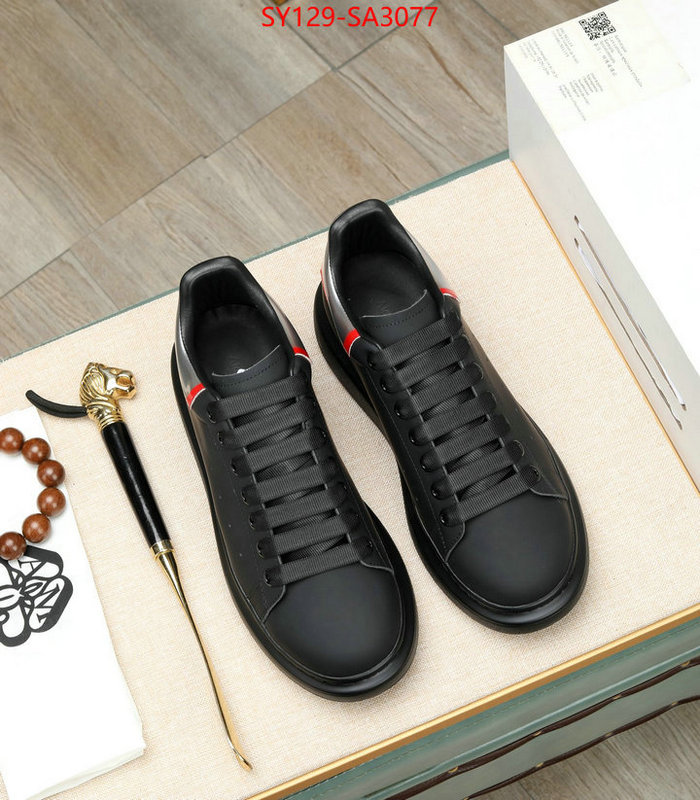 Men Shoes-Alexander McQueen 2024 luxury replicas ID: SA3077 $: 129USD