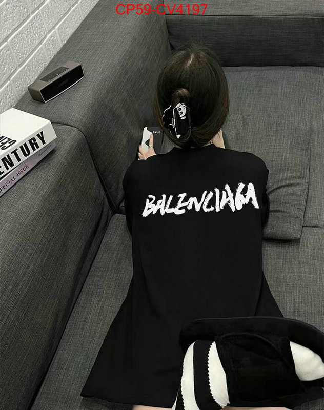 Clothing-Balenciaga high quality happy copy ID: CV4197 $: 59USD