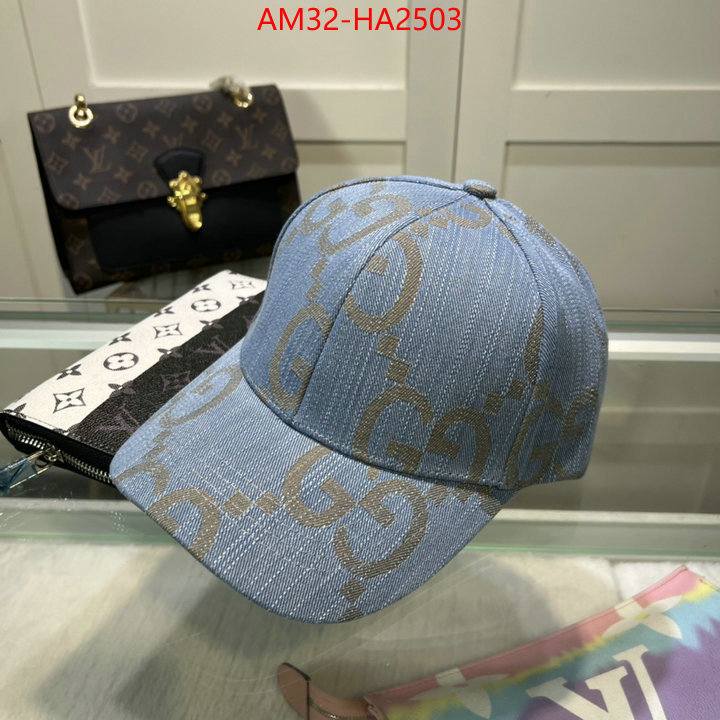 Cap(Hat)-Gucci high quality designer replica ID: HA2503 $: 32USD