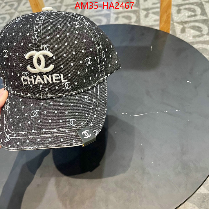 Cap (Hat)-Chanel designer 1:1 replica ID: HA2467 $: 35USD