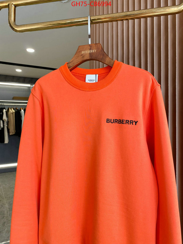 Clothing-Burberry wholesale china ID: CB6994 $: 75USD