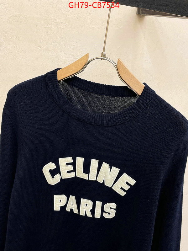 Clothing-Celine 2024 aaaaa replica customize ID: CB7534 $: 79USD