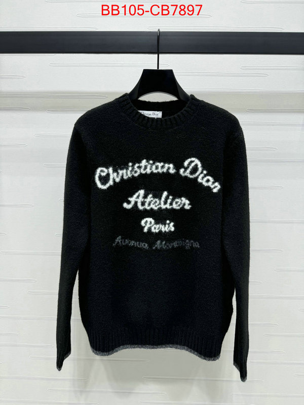 Clothing-Dior customize the best replica ID: CB7897 $: 105USD