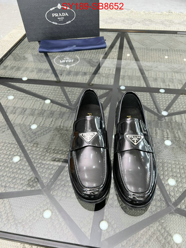 Men shoes-Prada high quality replica designer ID: SB8652 $: 189USD