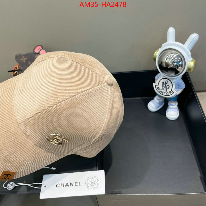 Cap (Hat)-Chanel designer fashion replica ID: HA2478 $: 35USD