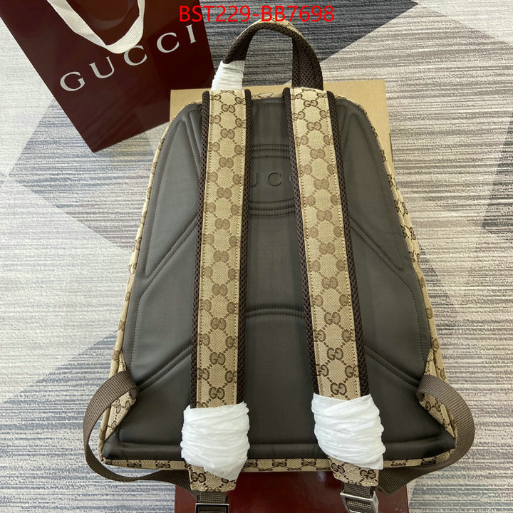 Gucci Bags(TOP)-Backpack- wholesale designer shop ID: BB7698 $: 229USD,