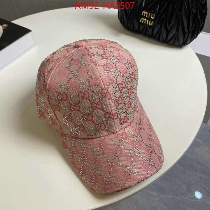 Cap(Hat)-Gucci replcia cheap from china ID: HA2507 $: 32USD