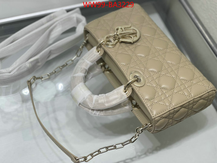 Dior Bags(4A)-Lady- buying replica ID: BA3229 $: 99USD,