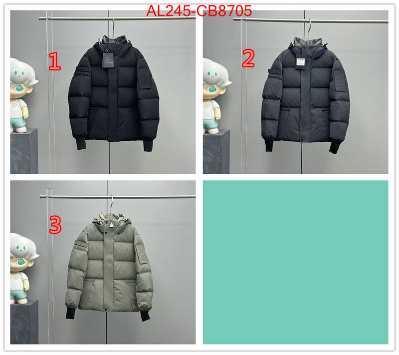 Down jacket Men-Moncler shop designer replica ID: CB8705 $: 245USD