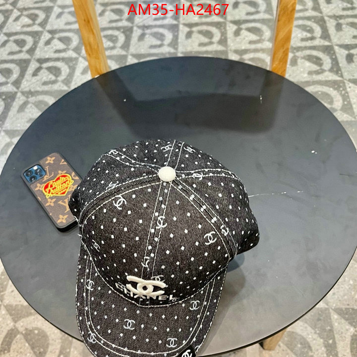 Cap (Hat)-Chanel designer 1:1 replica ID: HA2467 $: 35USD