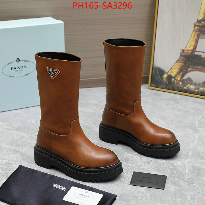 Women Shoes-Prada designer high replica ID: SA3296 $: 165USD