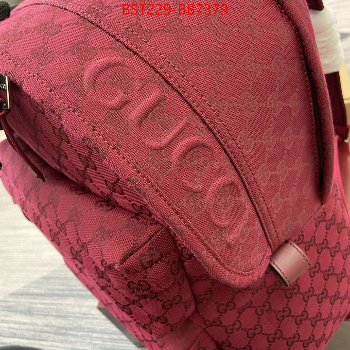 Gucci Bags(TOP)-Backpack- buy cheap replica ID: BB7379 $: 229USD,