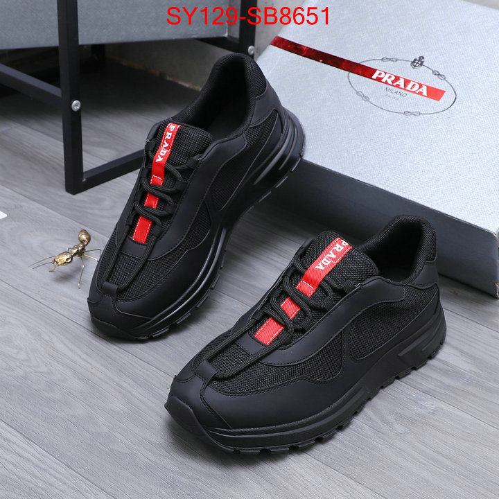 Men shoes-Prada replica aaaaa+ designer ID: SB8651 $: 129USD