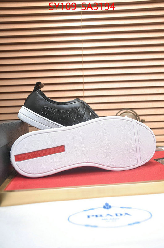 Men shoes-Prada top 1:1 replica ID: SA3194 $: 109USD