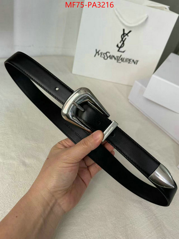 Belts-YSL shop the best high authentic quality replica ID: PA3216 $: 75USD